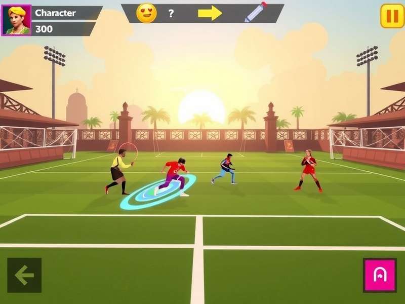 Volley Royals Dominators gameplay screenshot showing character customization